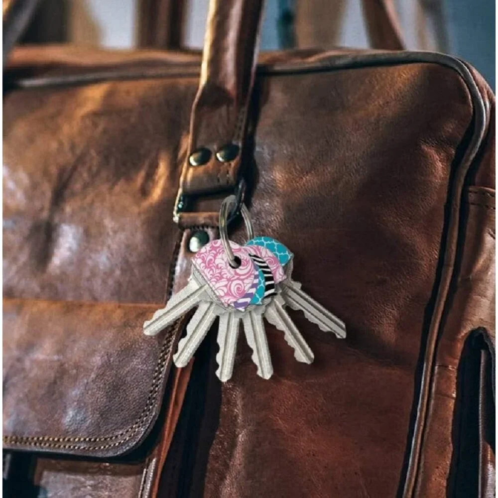 Vinyl, Designer Pattern Key Identifier Caps, 4 Pack 16304 - Picture 4 of 4